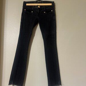 Designer Jeans by Marciano in Black Denim.  European Size 26.